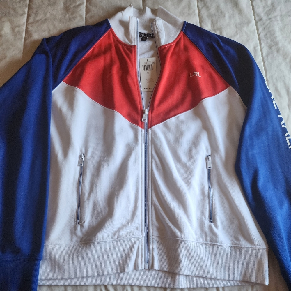Lauren Ralph Lauren Red, White, and Blue Performance Jacket